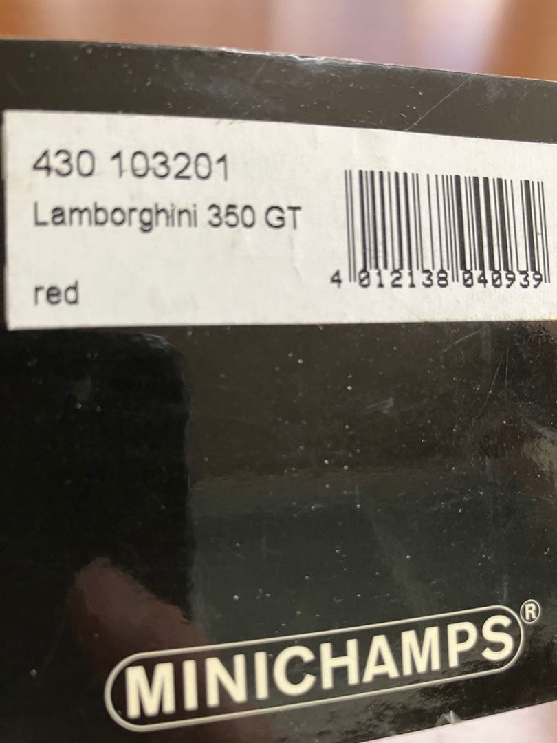 【限定品】MINICHAMPS Lamborghini 350 GT red