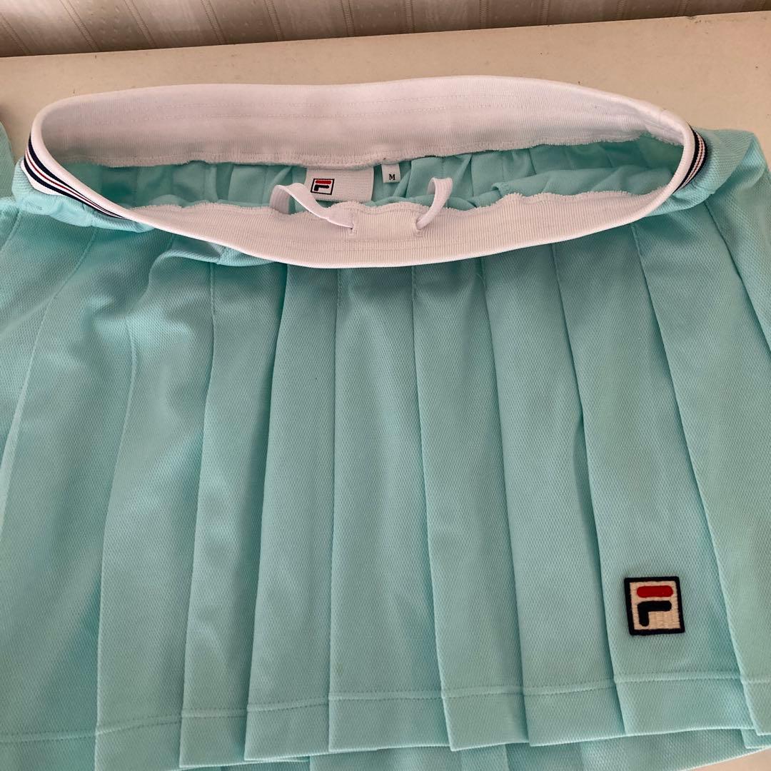 FILA 水色 プリーツスコートM2枚セット