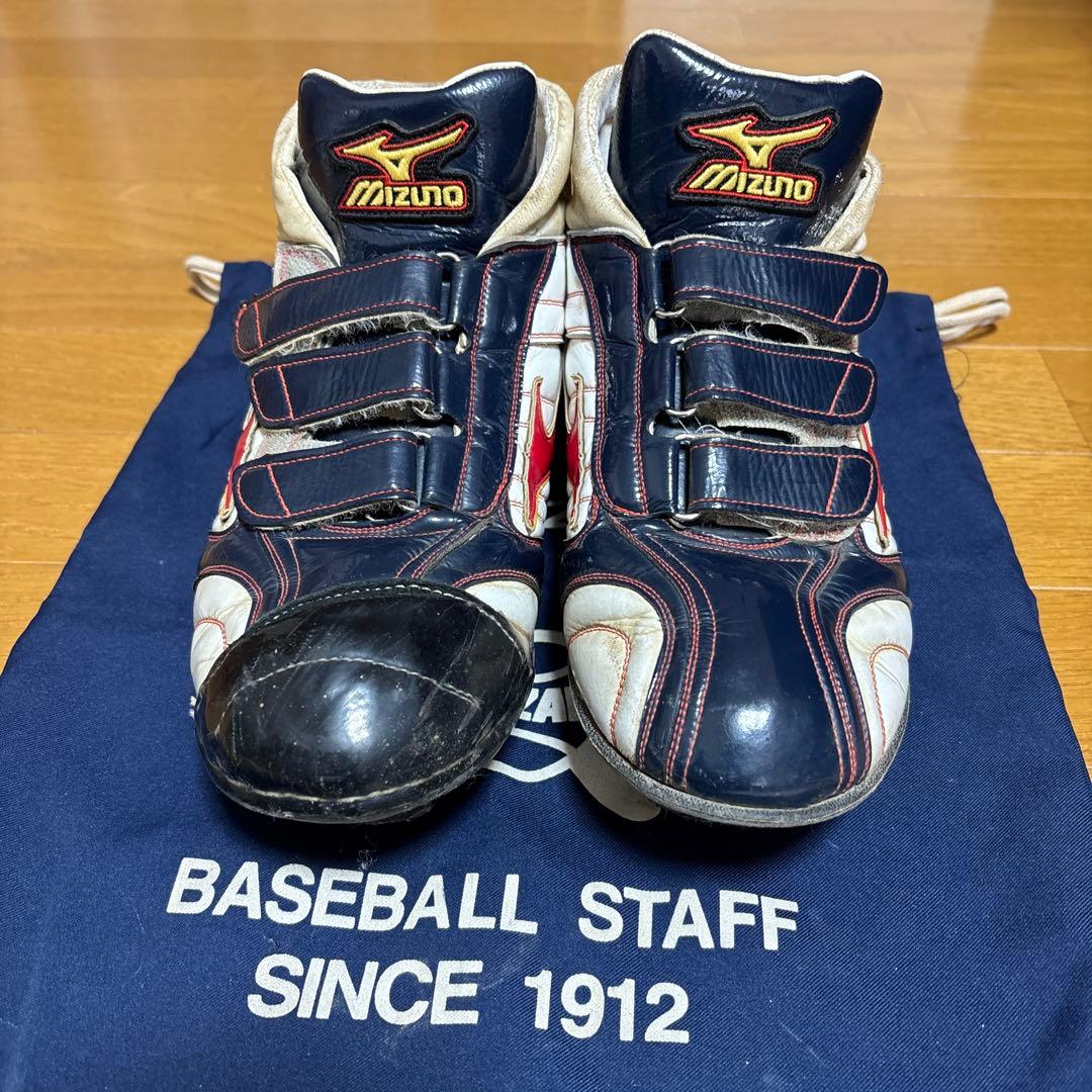 ミズノMIZUNO野球スパイク、オーダースパイク、ベルクロ、ミドル、26㎝