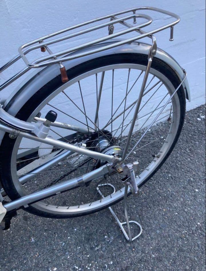 電動自転車 前カゴ付き　引き取り限定