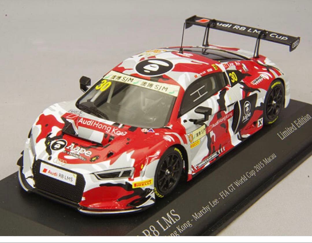 ミニカー Audi R8 LMS AAPE 1/43 MINICHAMPS Macau
