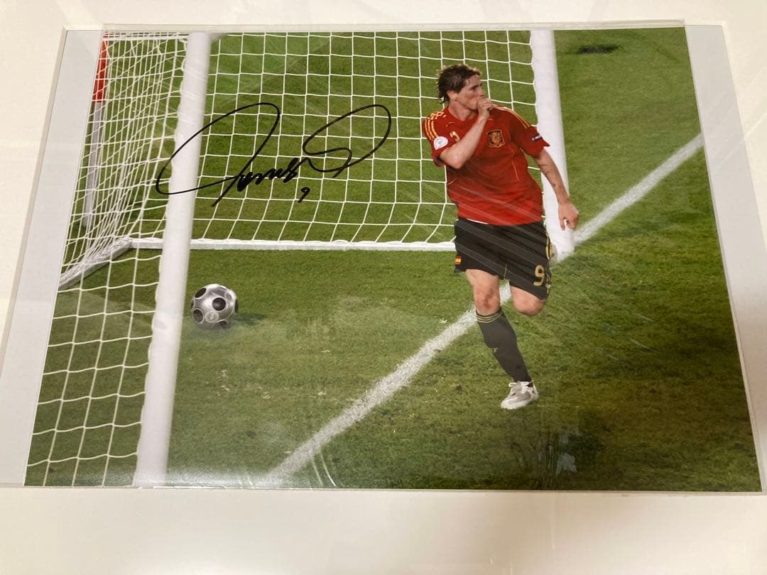 【証明書付 】トーレス 直筆サイン EURO2008 Final A3サイズ相当