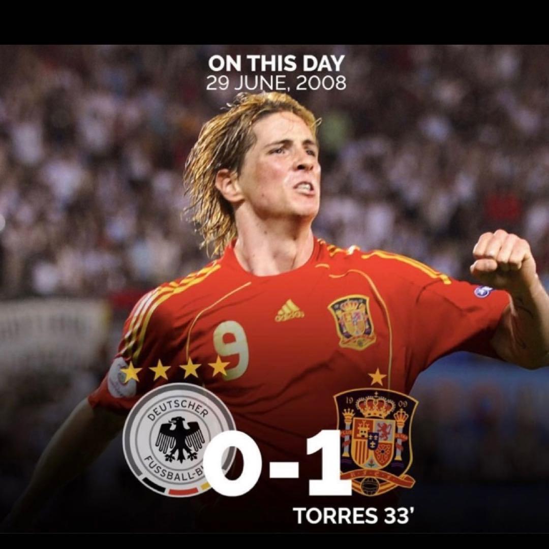 【証明書付 】トーレス 直筆サイン EURO2008 Final A3サイズ相当