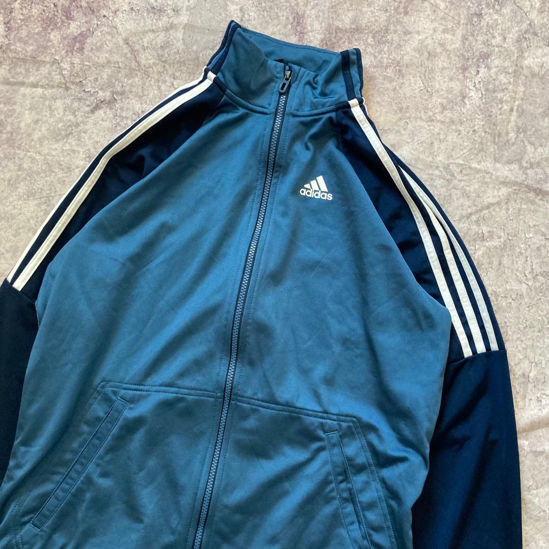 00's vintage adidas ジャージ ジャケット L ネイビー