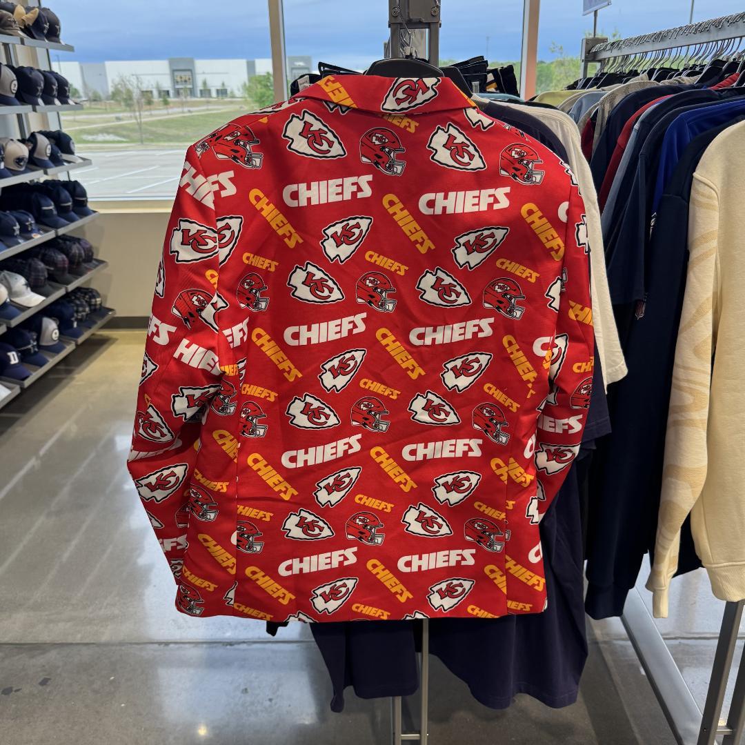 NFL カンザスシティ・チーフス テーラードジャケット 赤 L