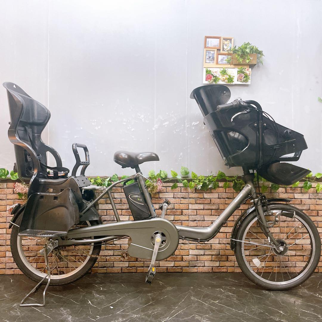 【54】子供乗せ電動自転車 Panasonic Gyutto グレー 20インチ