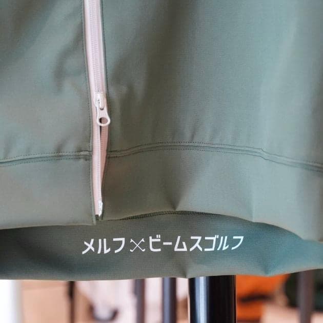 【新品】merph × BEAMS GOLF / 別注 ロゴ ジップ パーカー