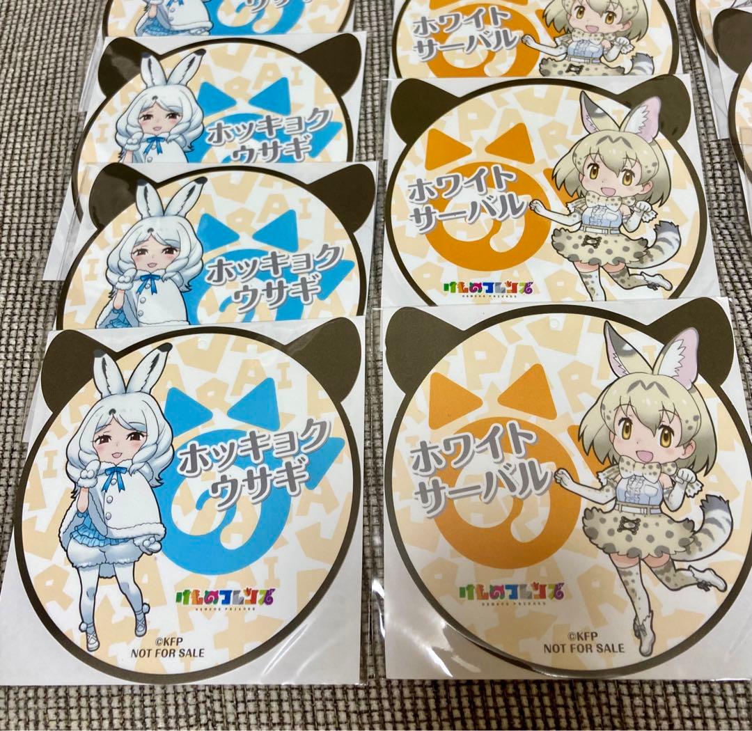 けものフレンズ　缶バッジ　ステッカー　キーホルダー　ダイカットコースター　大量