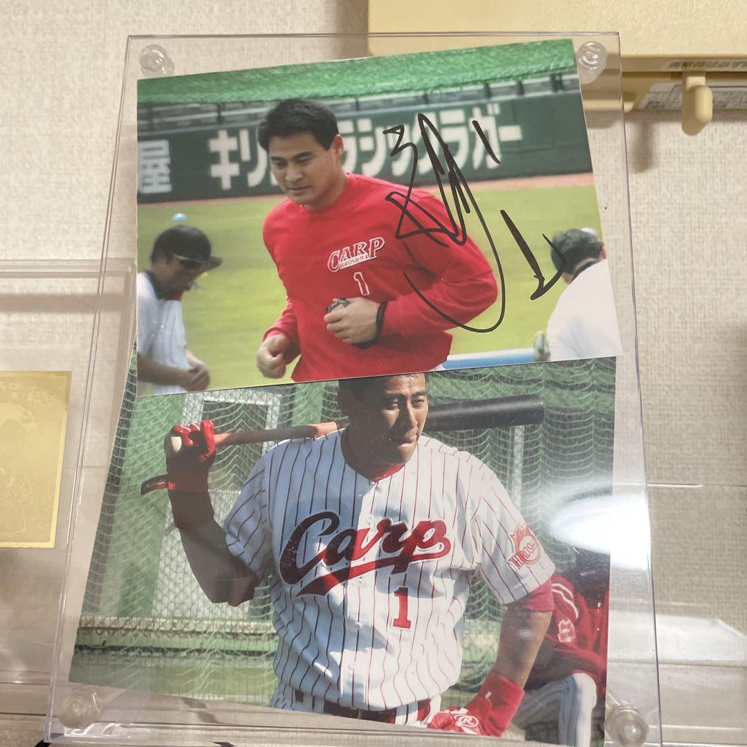 元広島東洋カープ 前田智徳さん 直筆サイン入りグッズ＆おまけのBBMカード