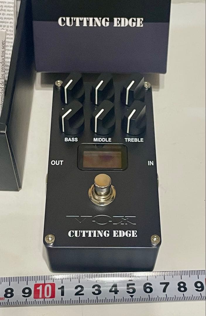 CUTTING EDGE　VOX ディストーション　エフェクター　プリアンプ