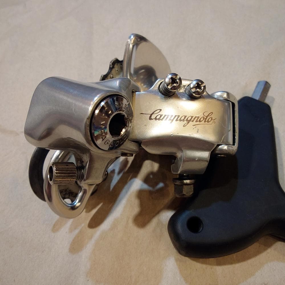 再再値下げ　Campagnolo リアディレイラー 　cレコ期アテナ　ビンテージ