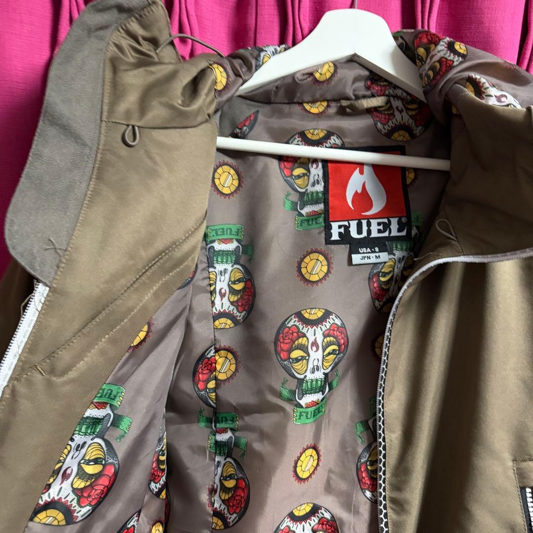 FUEL ブラウン スノーボードウェア　USA-S JPN-M