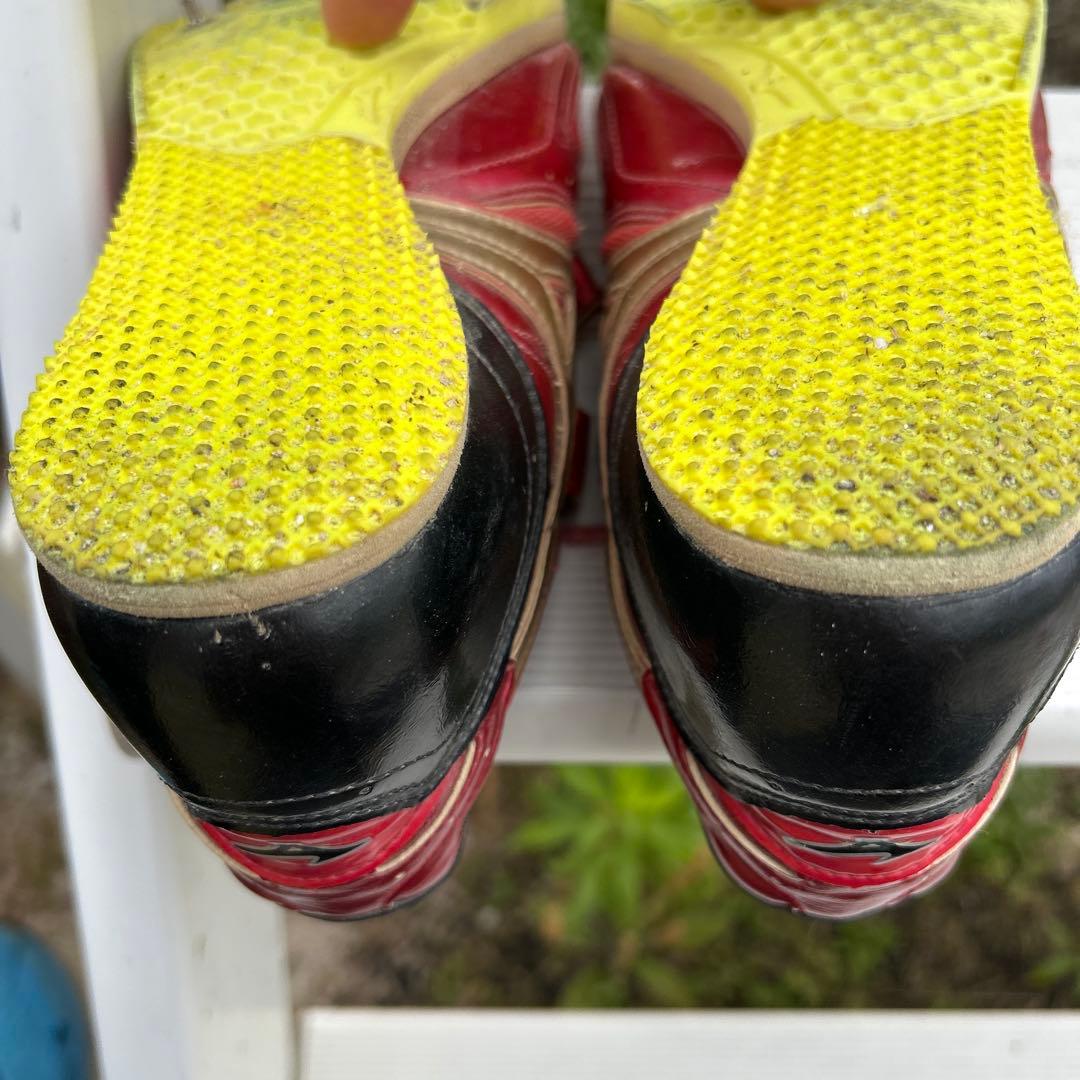 Mizuno FIELD ジオLJ スパイクシューズ レッド 24.5