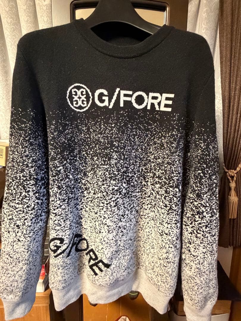 G/FORE メンズ裏地付きグラデーションセーター 【美品】