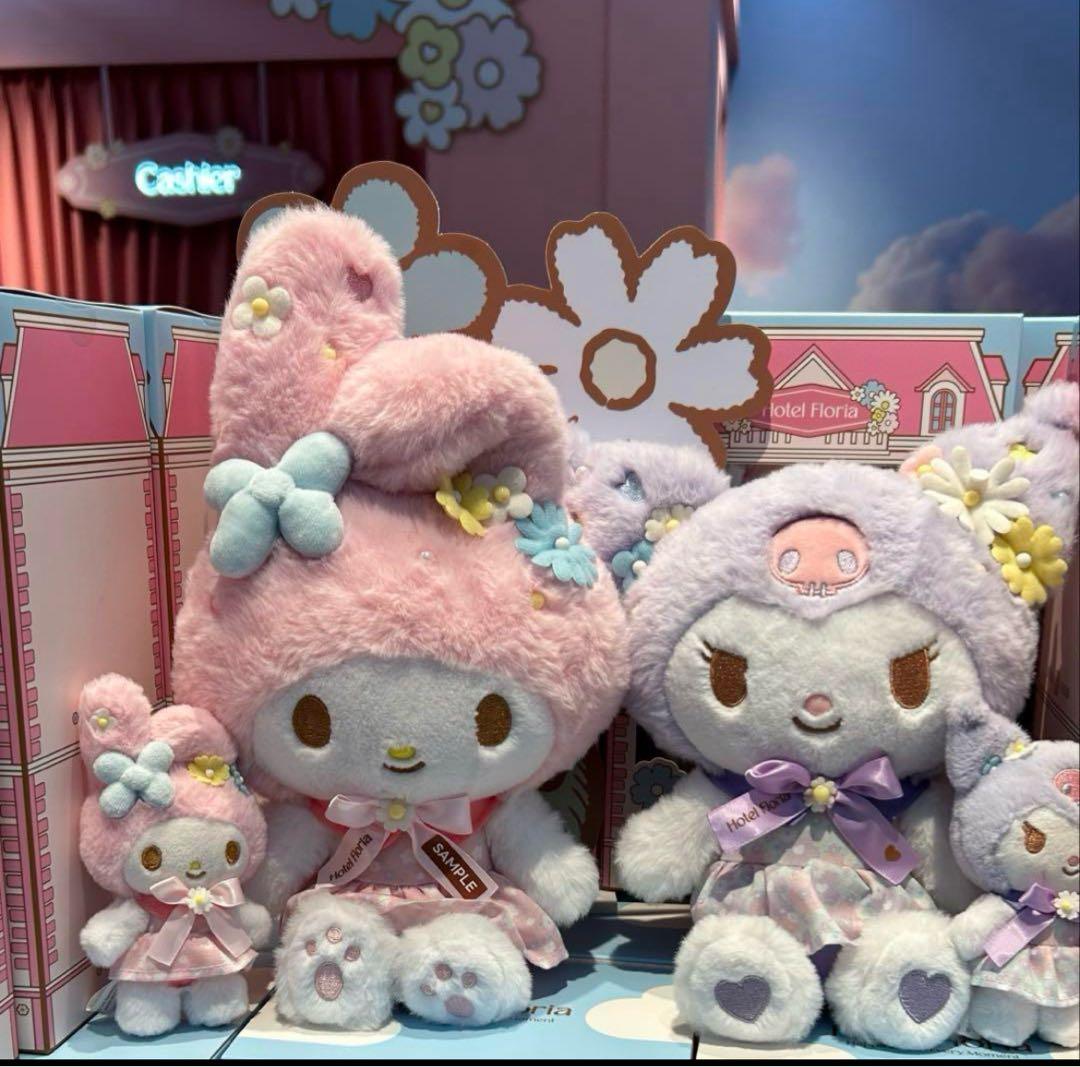 韓国　Hotel Floria マイメロ　クロミ　ぬいぐる　キーリング　サンリオ