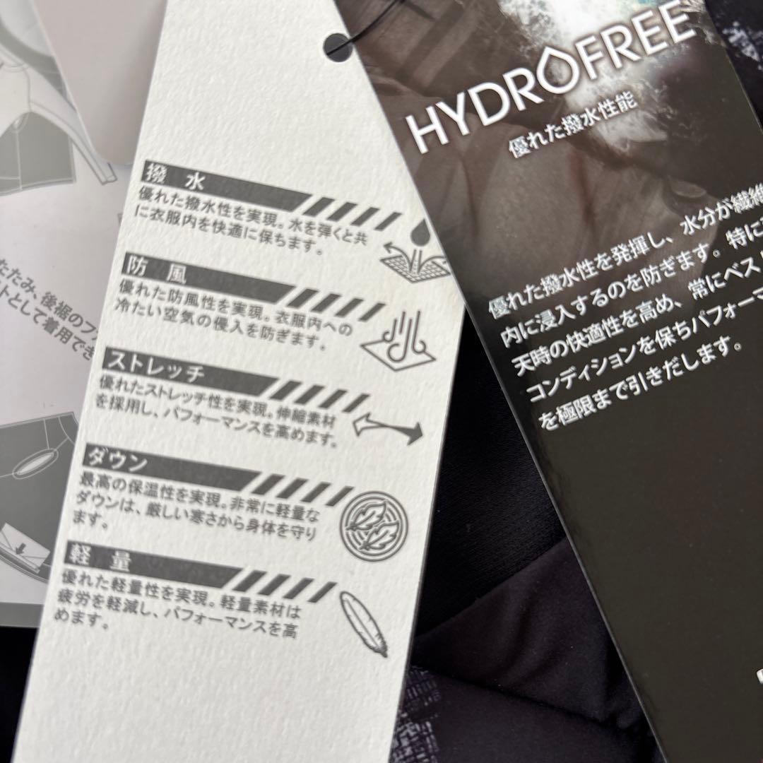 新品　オークリー　メンズ　アウター　ダウンベスト　ブラック　撥水　袖収納　L