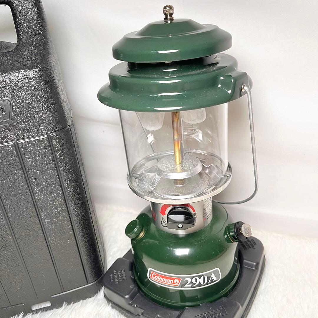 【良品】Coleman コールマン 290A ツーマントルランタン ケース付