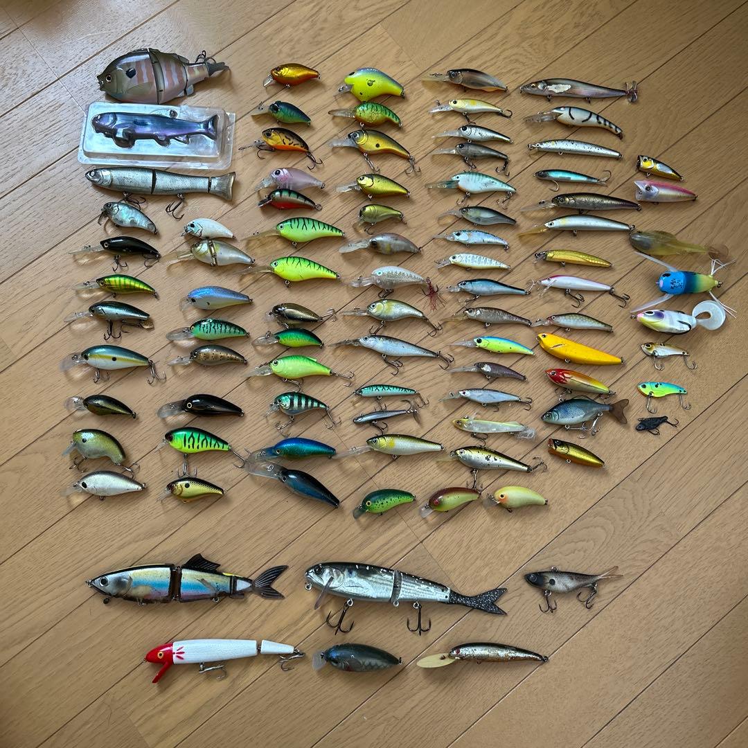 バス釣り引退セット　バス釣りルアーまとめ