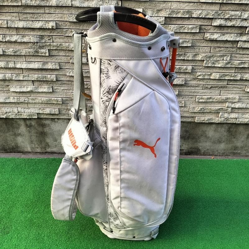 中古品 プーマ スタンドキャディバッグ PUMA