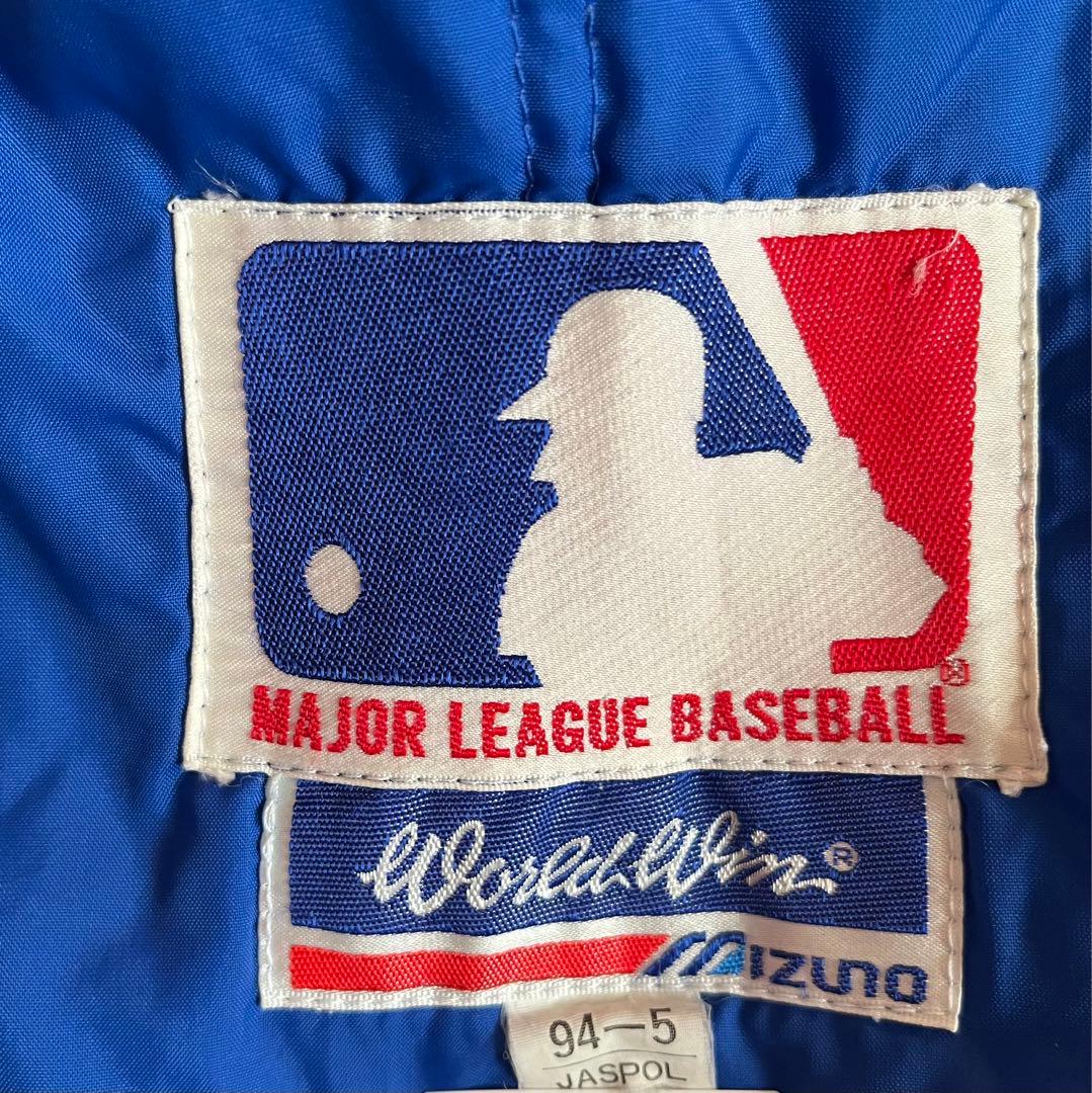 美品　超希少　ドジャース　サテンスタジャン　Lサイズ　80S MIZUNOミズノ