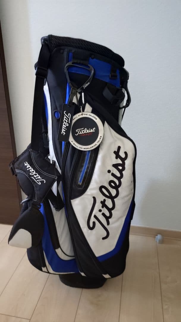 Titleist スタンドゴルフバッグ 黒/青