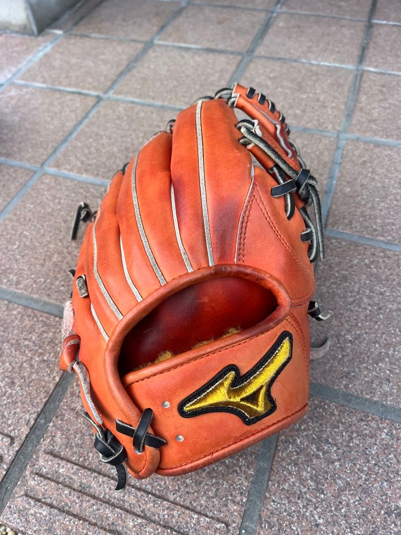 Mizuno Pro 硬式用　内野ＭＭ型　オレンジ