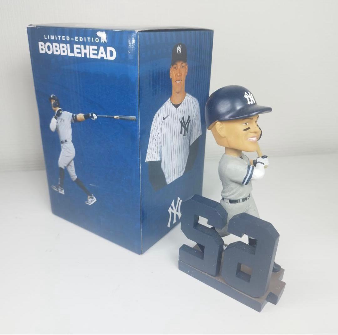 【美品】62本塁打記念 ヤンキース　アーロン・ジャッジ　ボブルヘッド　球場配布