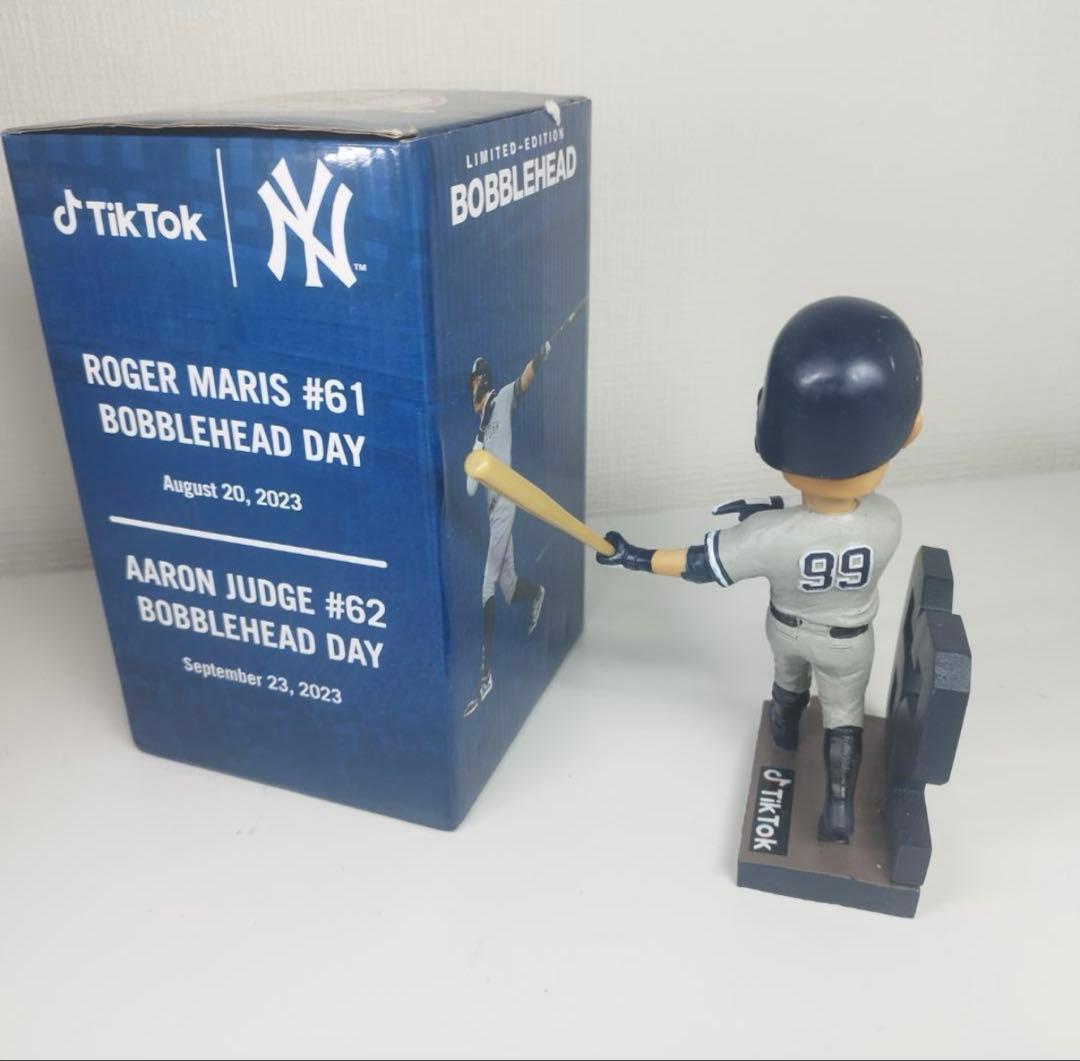 【美品】62本塁打記念 ヤンキース　アーロン・ジャッジ　ボブルヘッド　球場配布