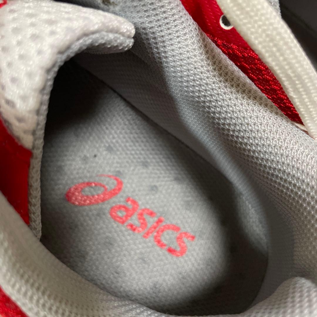 asics バレーボールシューズ ホワイト/レッド　23cm