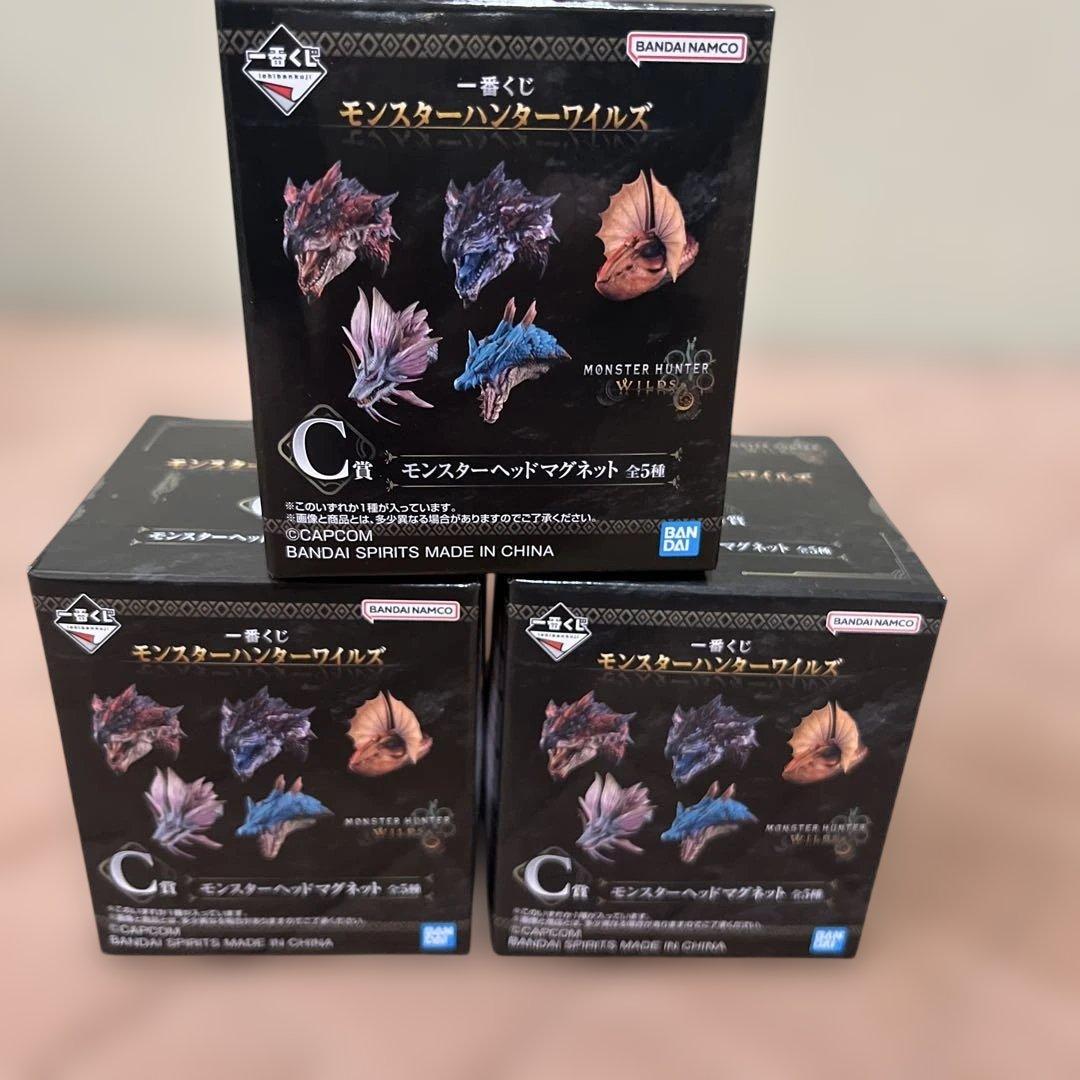 一番くじモンスターハンターワイルズ A賞、B賞、C賞、ラストワン賞+下位賞