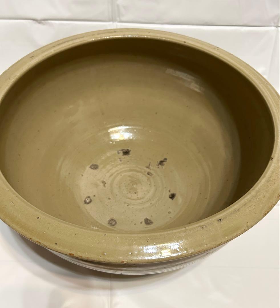 石見焼 大鉢 メダカ鉢 睡蓮鉢 水鉢 生花 骨董 和モダン 金魚鉢 めだか 園芸