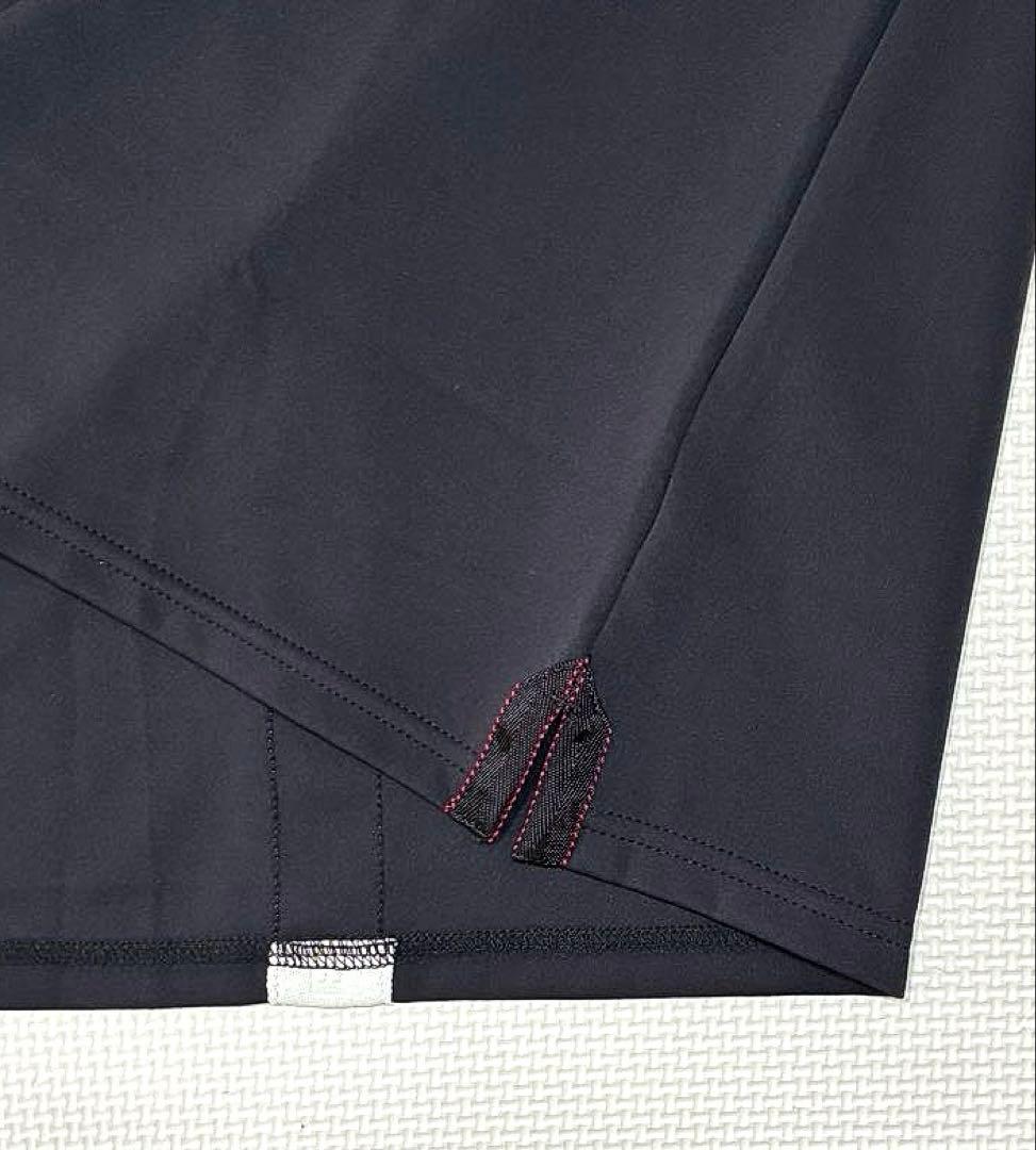 BRIEFING バック ロゴライン ハーフジップモックシャツ （BLK／M）