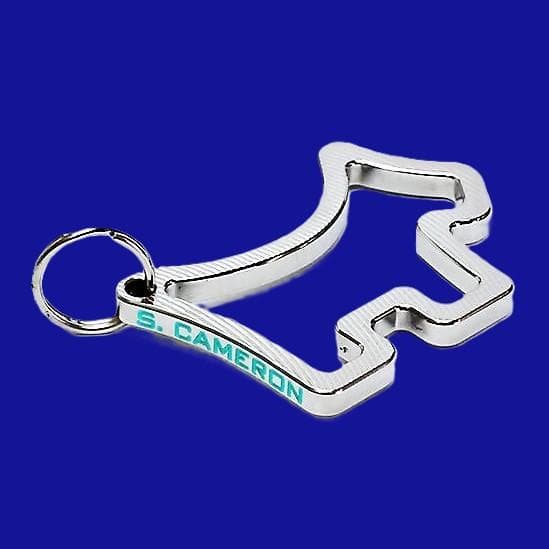 【未使用】クッキーカッタースコッティドッグボールマーカー(大）キーリング付１個