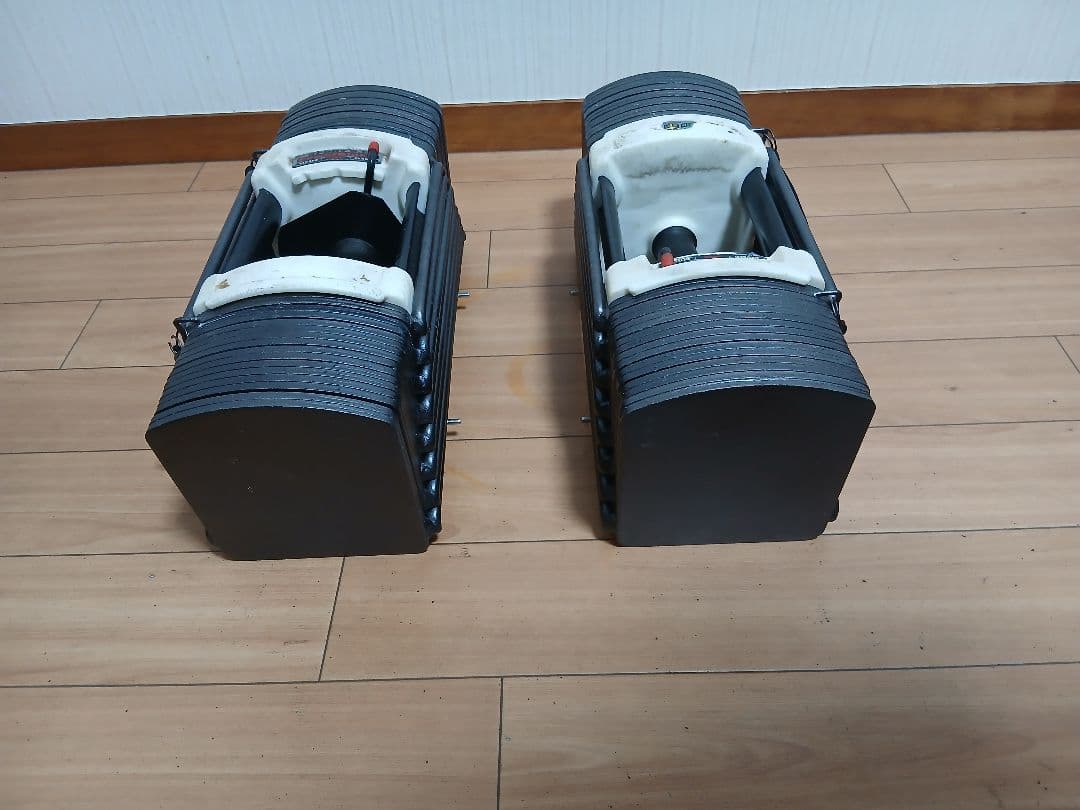 ①POWERBLOCK パワーブロック 可変式ダンベル 41Kg×1個