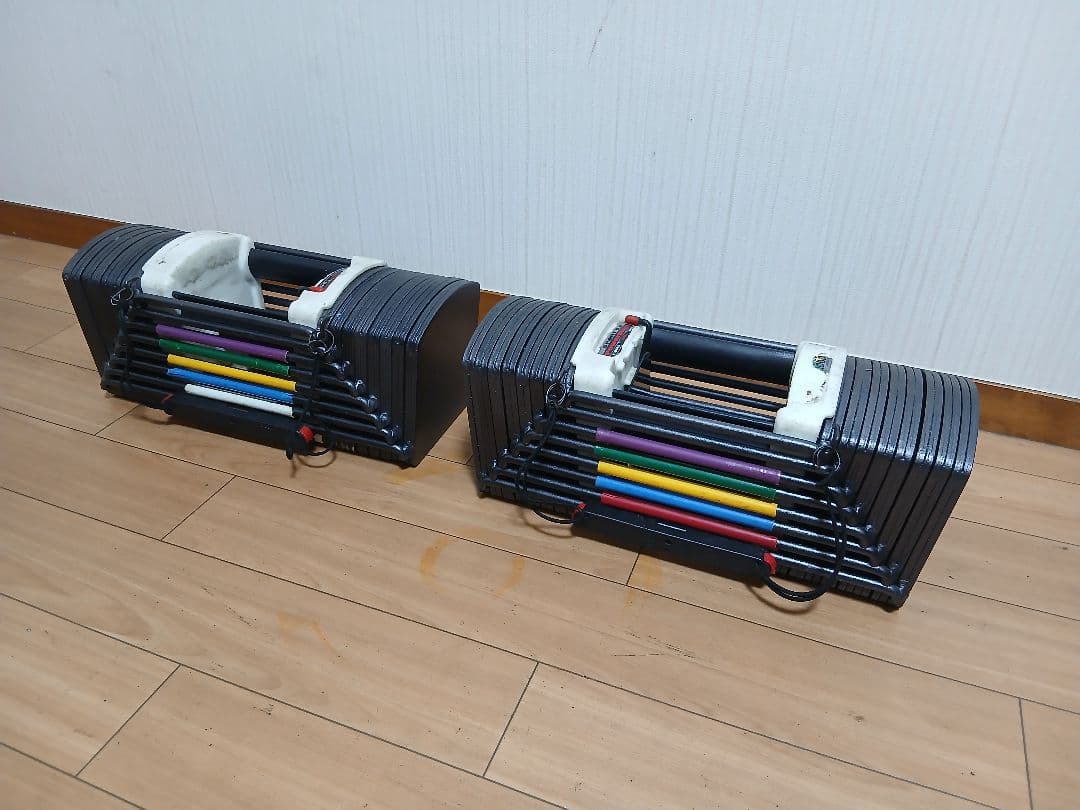 ①POWERBLOCK パワーブロック 可変式ダンベル 41Kg×1個