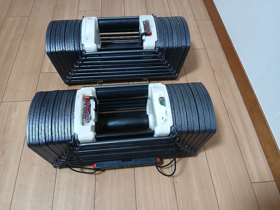 ①POWERBLOCK パワーブロック 可変式ダンベル 41Kg×1個