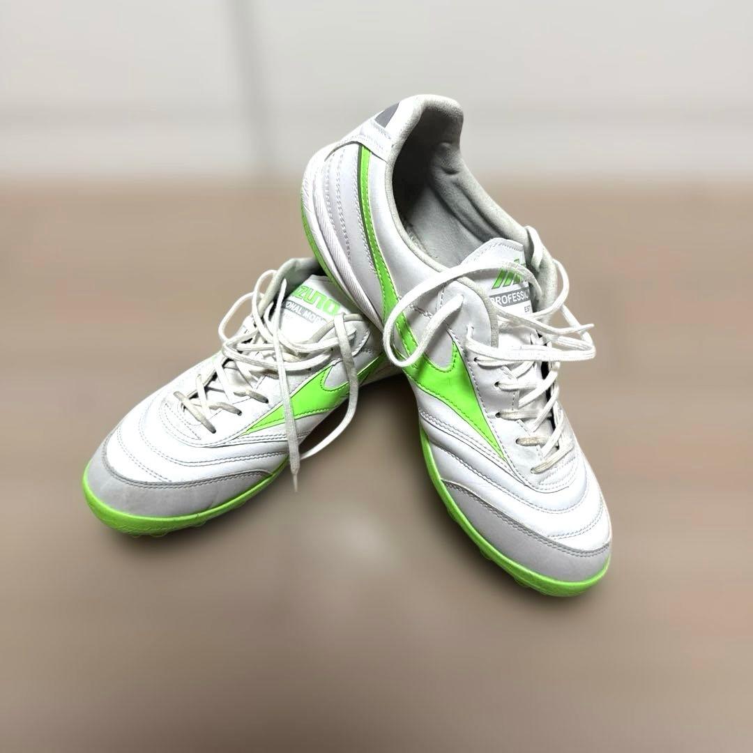 の*望様 ミズノ モレリア SALA PRO TF(ホワイト×グリーン)28セン