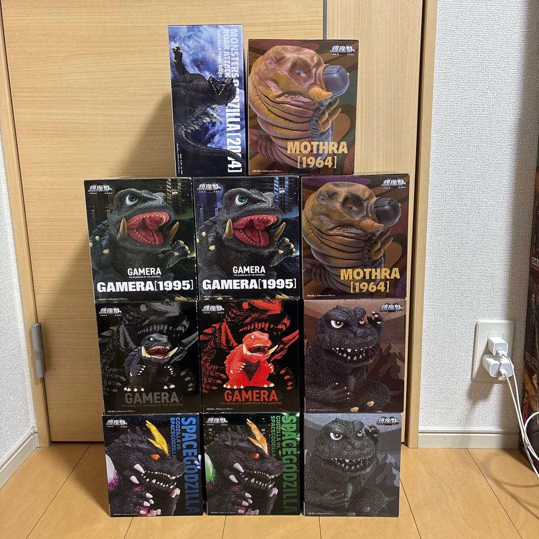 ⭐️激安⭐️ 東宝怪獣シリーズ鎮座獣フィギュア　まとめ売り