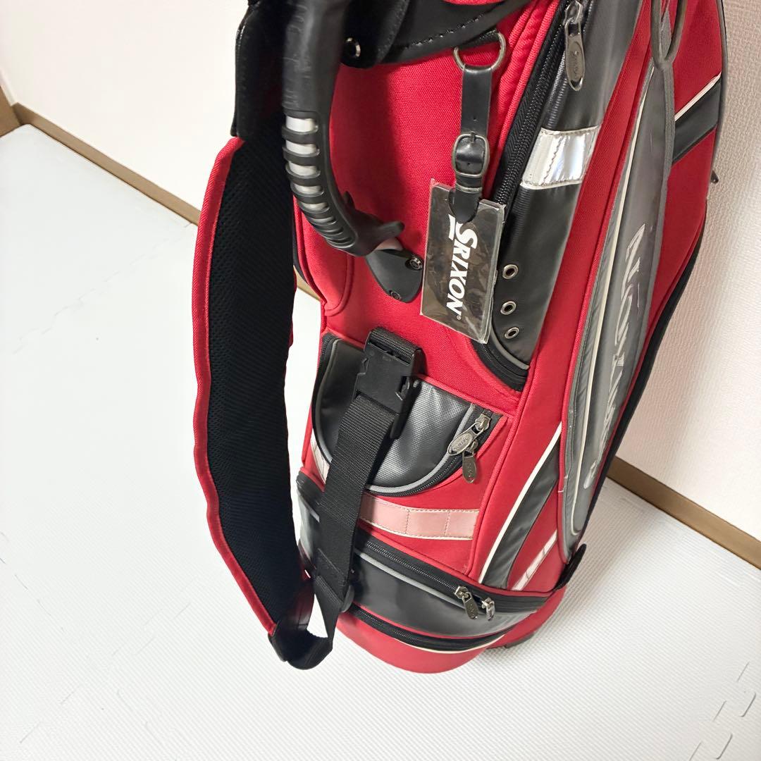 SRIXON スリクソン キャディバッグ 赤 ゴルフバッグ メンズ
