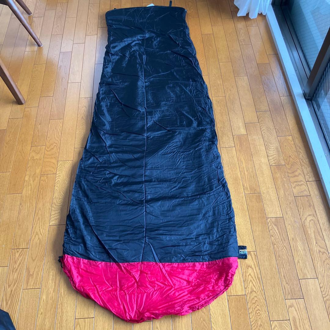 寝袋 2個セット 黒 赤 フルジッパー Roman Explorer