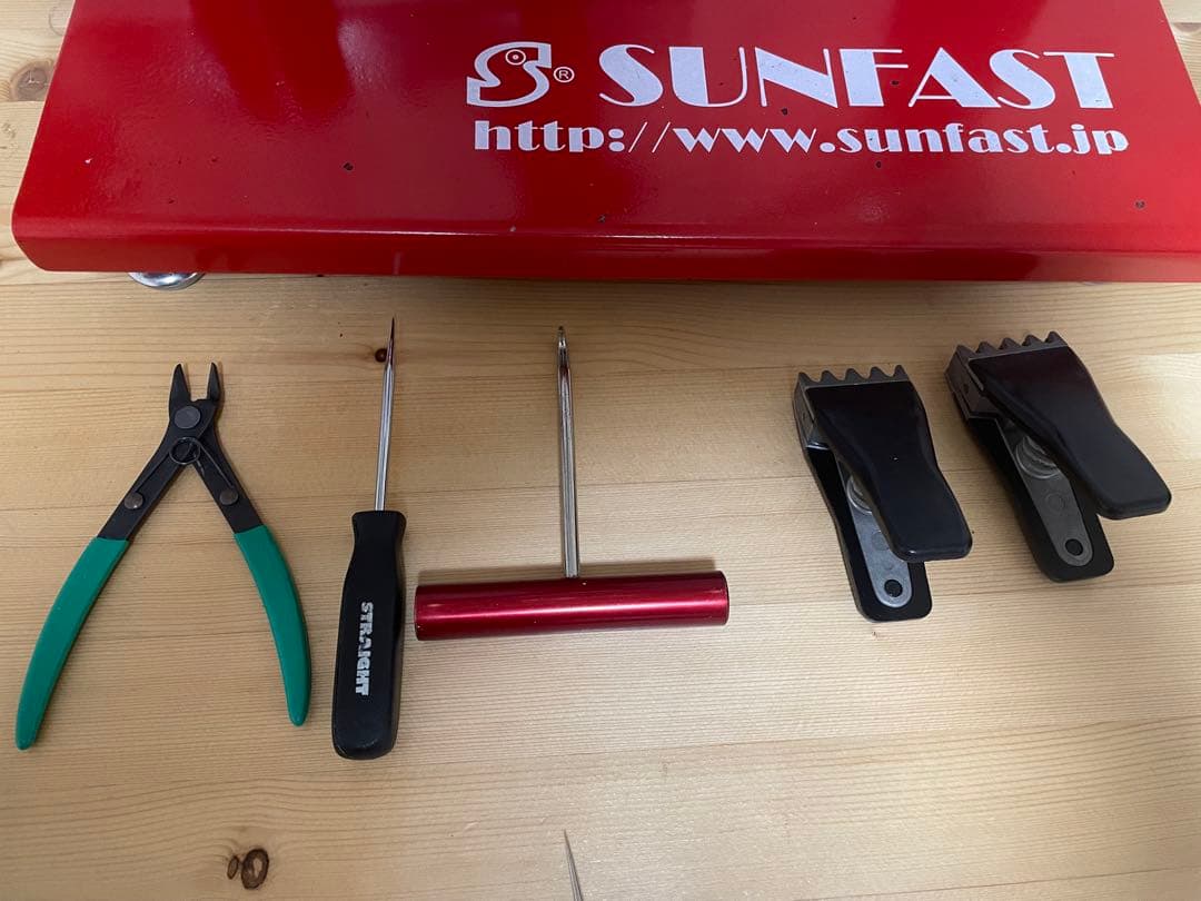 SUNFAST ラケットストリンガー 付属品付き