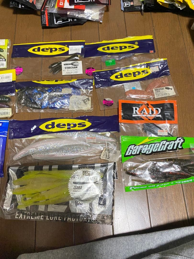 バス釣り引退セット　ソフトルアー　ワーム　40袋くらい