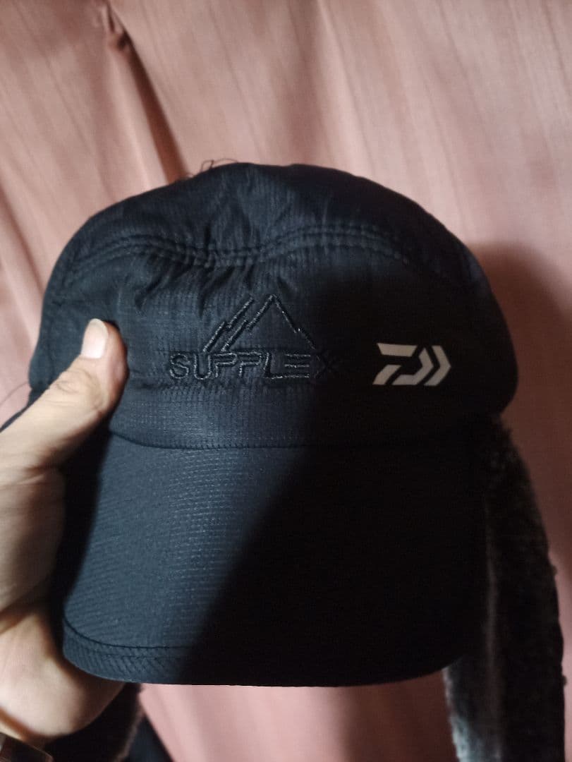 【売約済】DAIWAダイワ　釣り帽子 フェイスマスク欠品 ベルベット【倉庫D】