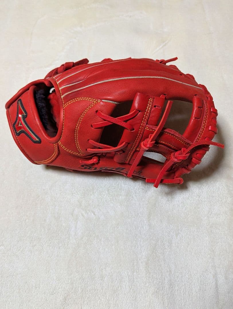 Mizuno SELECT9 Soft Plus 軟式グローブ レッド