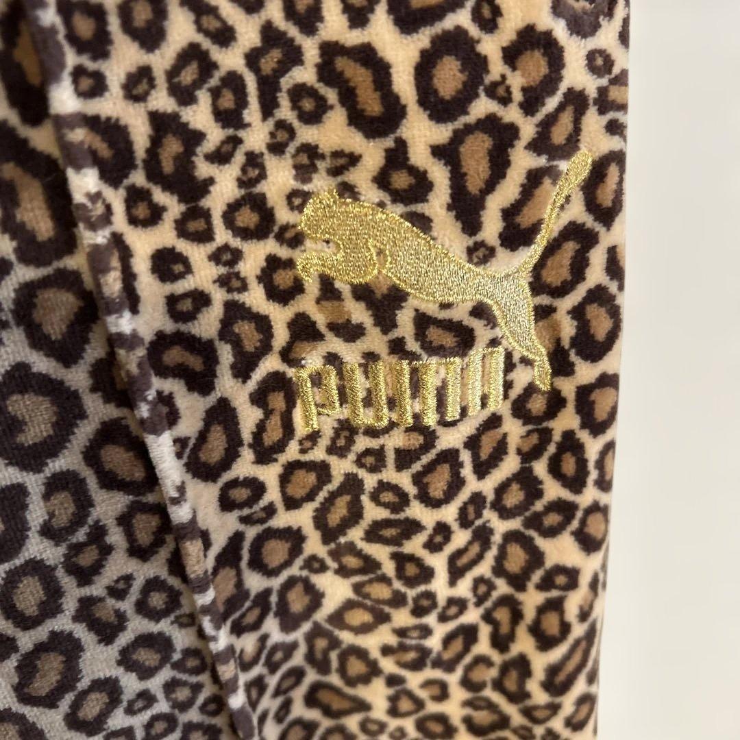 PUMA プーマ　レオパードベロア調パンツ　ジャージパンツ　メンズL 新品タグ付