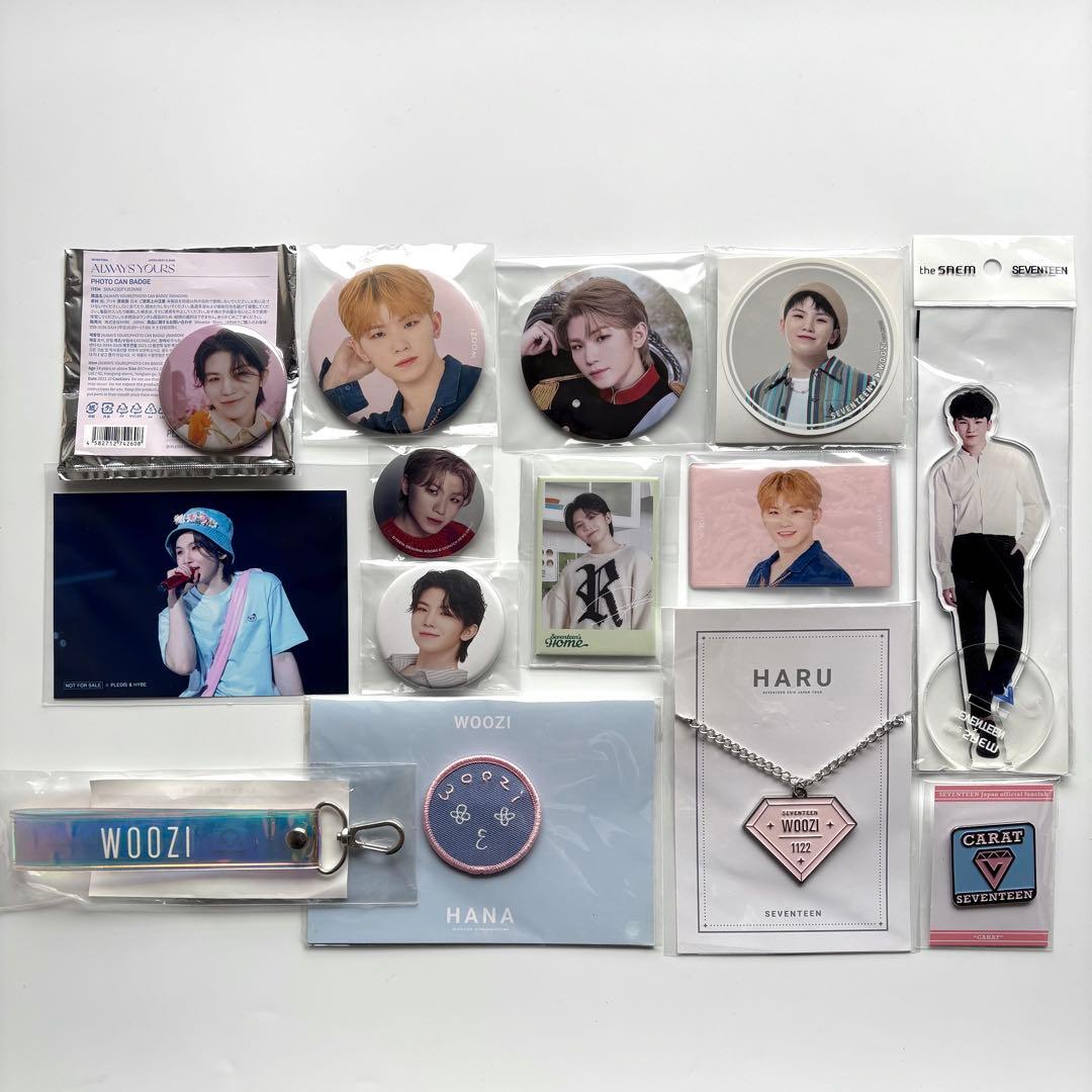 seventeen バパケ　ウジ　ホシ　ミニピケット　缶バッジ　エキシビジョン