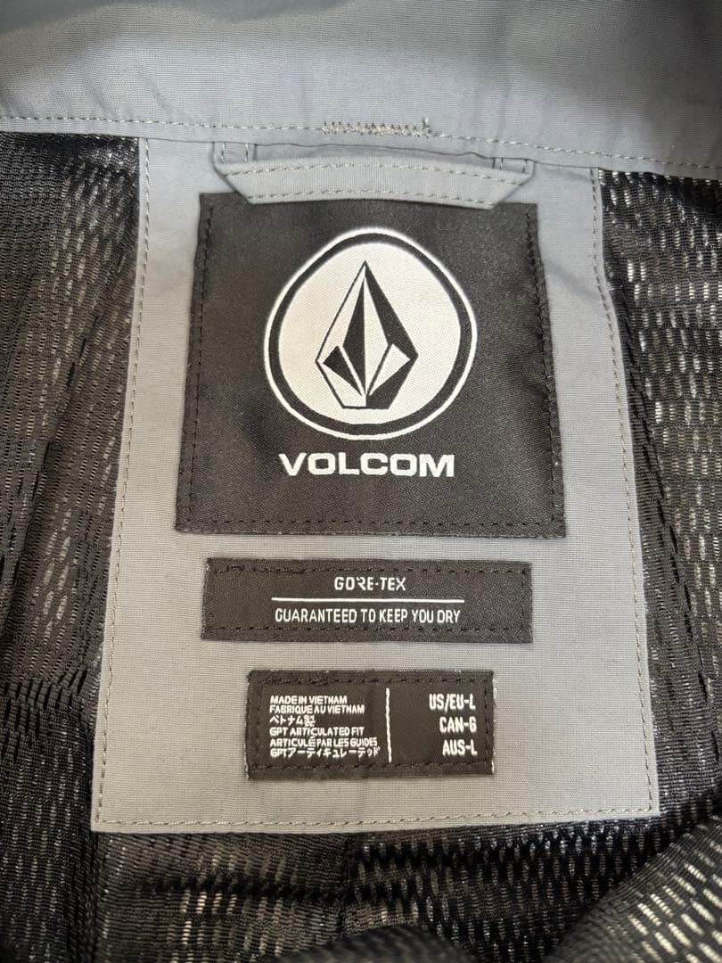 VOLCOM GORE-TEX スノーボードウェア　上下セット　ビブパンツ