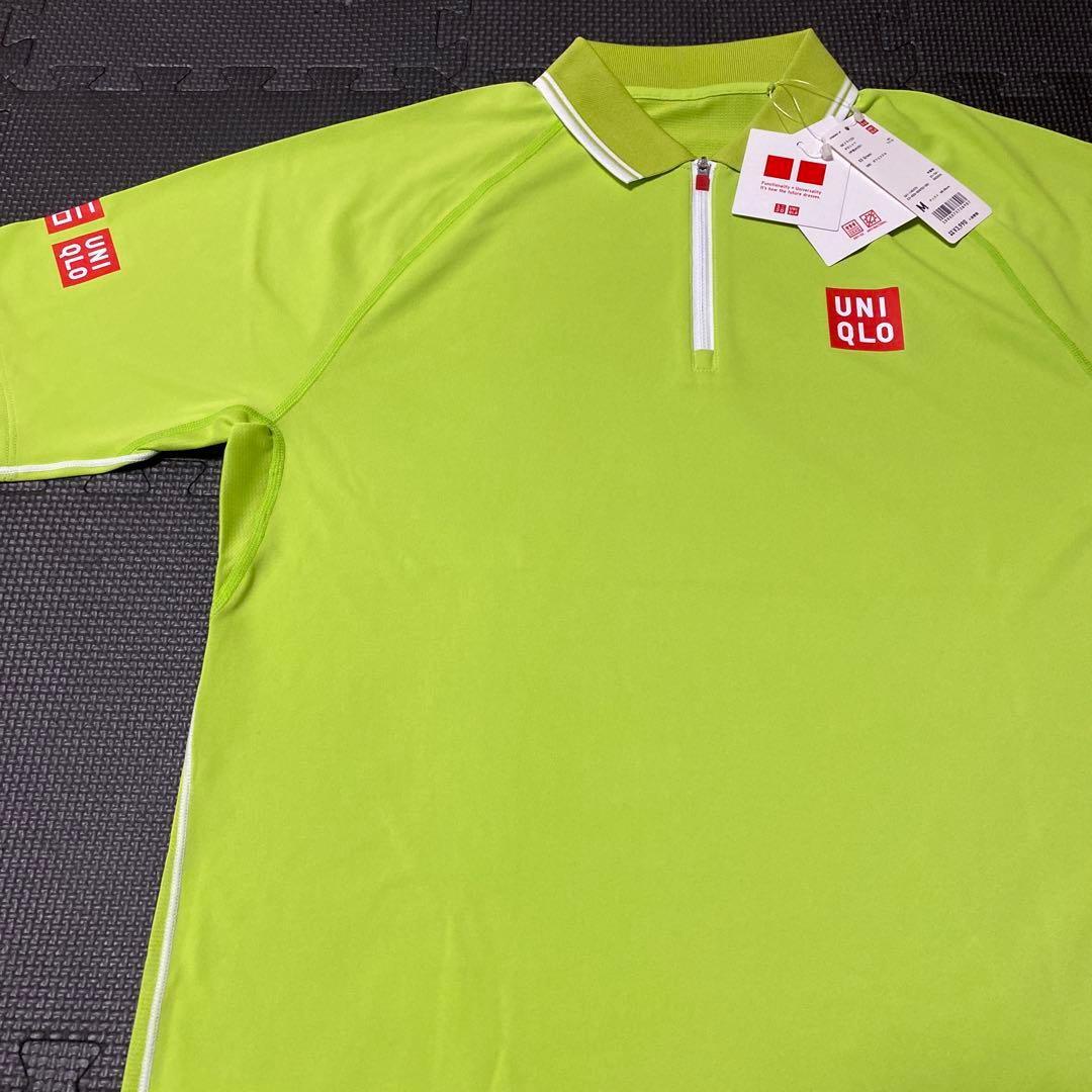 希少　【新品】ユニクロ 錦織圭 テニスウェア 2015 全豪 ポロシャツ 半袖
