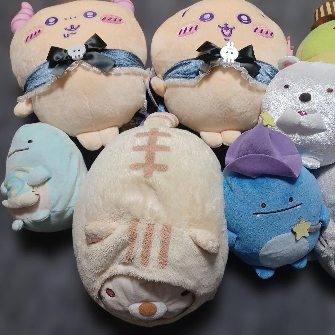 ちいかわ　ぬいぐるみ　サンリオ　すみっコぐらし