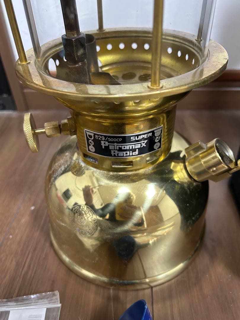 【中古】Petromax ペテロマックスHK500 ブラスランタン #03